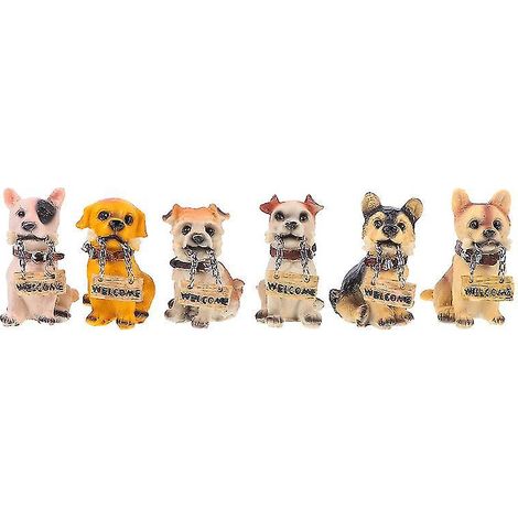 6-teiliges Set zarter Willkommensfiguren (1/3)