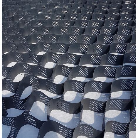 Geogitter Bodenstabilisator 6,5m x 2,5m x 5 cm Kiesgitter (1/4)