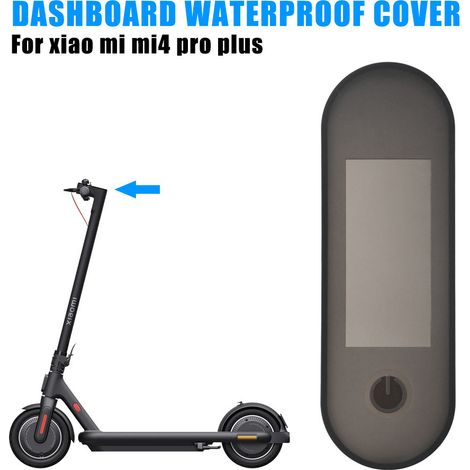 Housse étanche pour instrument de trottinette, accessoire en silicone noir, compatible avec les modèles 4PRO PLUS et MAX. (1/5)