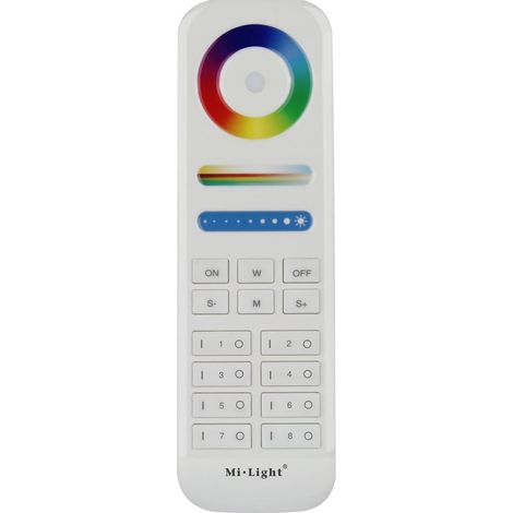 Télécommande Murale RF pour Variateur LED RGB +CCT 8 Zones MiBoxer FUT089 RGBCCT (1/3)