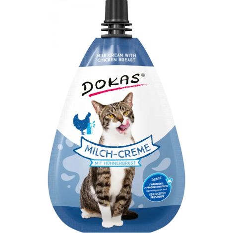 Dokas Milchcreme Katzenleckerli – Huhn 80 g