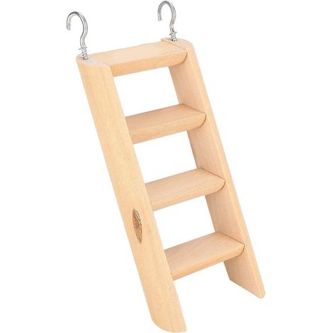 Petite échelle d'escalade pour hamster, échelles suspendues en bois pour animaux de compagnie, rat, gerbille, souris, hamster, jouets, suspension (1/5)