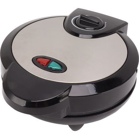 Gaufrier 1200 W, plaque de cuisson réversible double face, température réglable, revêtement antiadhésif, prise UE 220 V