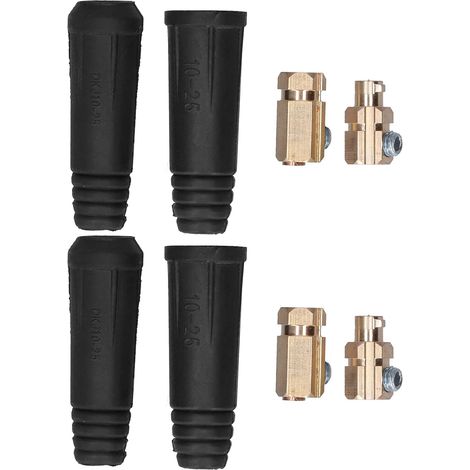 Jeu de Connecteurs de Soudage, Raccords de Prise de Connecteur de Coupleur Rapide de Soudage Pour Câble 10‑25 Mm² Dkj10‑25 Avec Résistance à Haute Température (1/5)