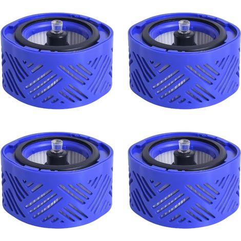 Paquete de 4 filtros de repuesto para aspiradoras Dyson V6 DC58 DC59 DC62 DC72 DC74 SV03 SV04 SV05 SV06 SV07 SV08 SV09 con cabezal motorizado Absolute Animal (1/5)