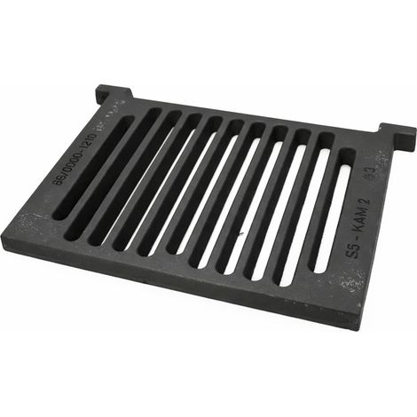 Grille à cendres pour inserts de cheminée Ronda de Schmid - fonte - dimensions d'encastrement parfaitement adaptées