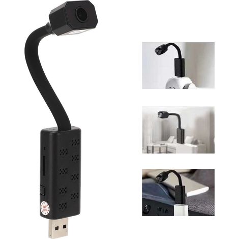 Caméra de vision nocturne Y11, caméra HD WiFi, dispositif de surveillance intérieure à distance USB, 5 V (1/5)
