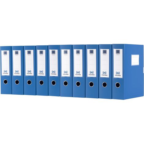 Archivbox A4, 10 pièces Archiv - Schachtel avec 7.5cm de largeur Rücken, bleu (1/5)