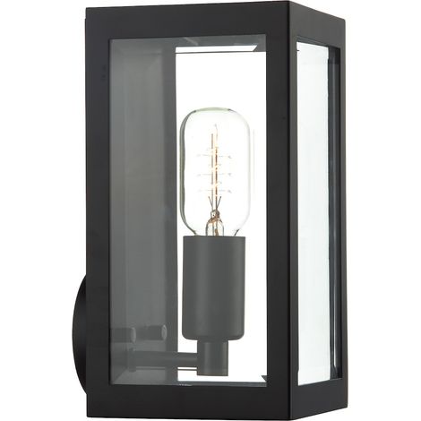 DAR ERA - Applique murale d'extérieur Lantern Noir IP44 (1/5)
