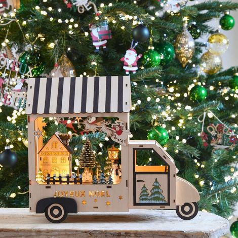 Décoration de Noël camion lumineux (1/3)