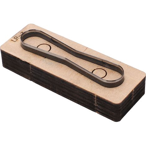 Matrice de découpe pour cuir et métal, poinçonnage et découpe, en acier allié, accessoires d'art et d'artisanat LR 3 (1/5)