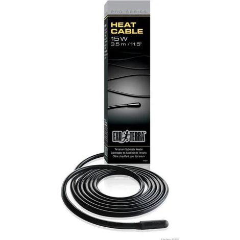 Cavo Riscaldante Exo Terra Nero 7 metri 50W