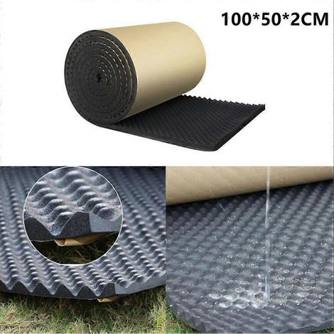 Isolation acoustique murale en mousse, dalles acoustiques alvéolées de type « boîte à œufs » pour studio automobile, 100 x 50 cm, équipement professionnel (1/5)