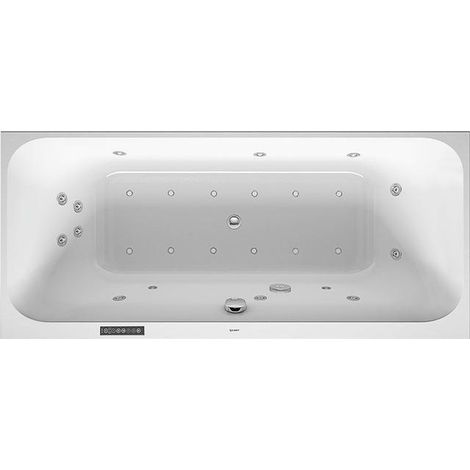Duravit Baignoire balnéo Happy D.2 1800x800mm, à encastrer,