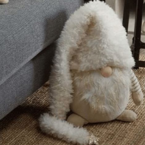 40cm Extra Large White Super Soft Christmas Snow Gonk Decoration (1/4)