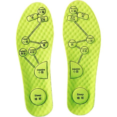 Semelles de sport professionnelles confortables (vertes, tailles (1/5)