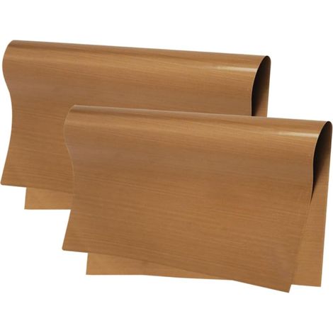 2 feuilles Tapis de Cuisson Réutilisable Chaleur Lot de pour Moules à Gâteaux et Cuisson Four'-'- (1/5)
