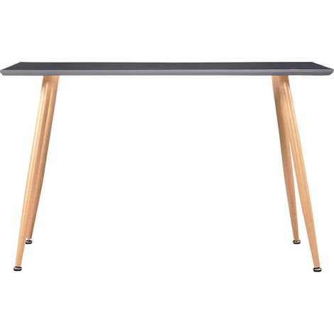 Maison Exclusive - Tavolo da Pranzo Grigio e Rovere 120x60x74 cm in MDF (1/5)