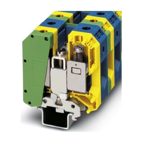 Morsetto Phoenix Contact ukh 50-pe/n 150 A 2 poli