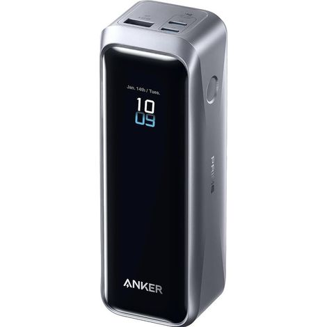 Anker Prime Dual USB-C + USB-A Cargador Rápido Power Bank 20.000mAh Plata (1/5)