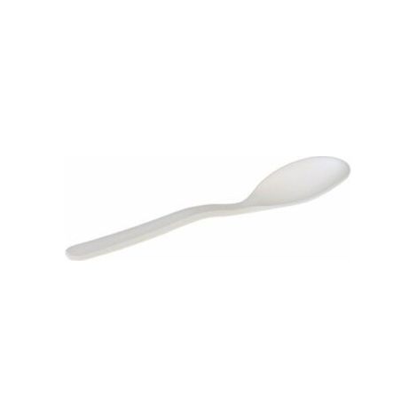 Cuillère jetable professionnelle 10 cm en PLA - 100 pièces - Ecobioshopping