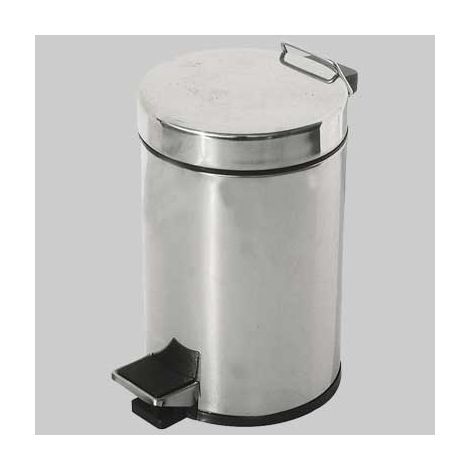 PORTARIFIUTI MARIKA ACCIAIO INOX  Lt 20     CARDINALE