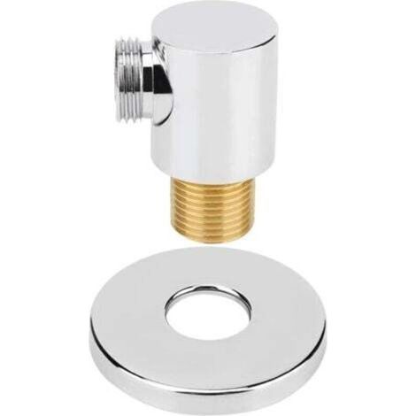 Accessorio per doccia - Tubo doccia in rame con raccordo a gomito a parete, raccordi per bagno G1/2 pollice (1/4)