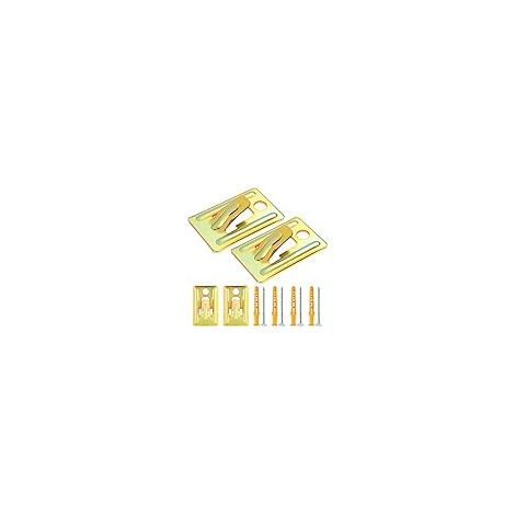 4 Pièces Support De Montage, Crochet Antidérapant, Vis Et Chevilles Inclus, Pour Murs Creux, Kit Fixation Chauffe-eau