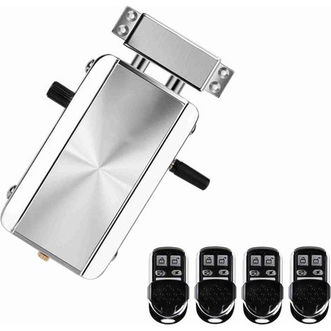 Kit de serrure de porte de maison, télécommande, entrée sans clé, système d'accès électronique intelligent sans fil, antivol, à pêne dormant, pour hôtel et appartement (1/5)