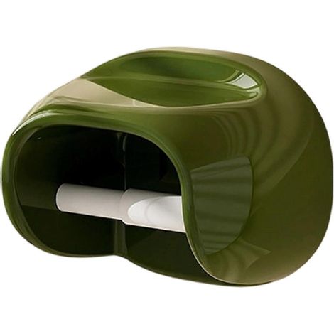 Porte-papier toilette mural adhésif avec étagère pour WC (1/5)