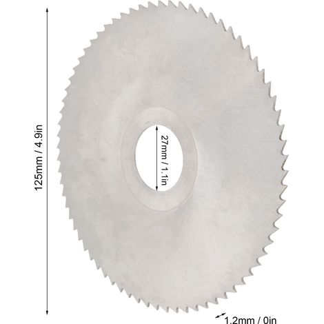 Plaquette de fraise à disque en acier rapide, 1251,22772 dents (1/5)