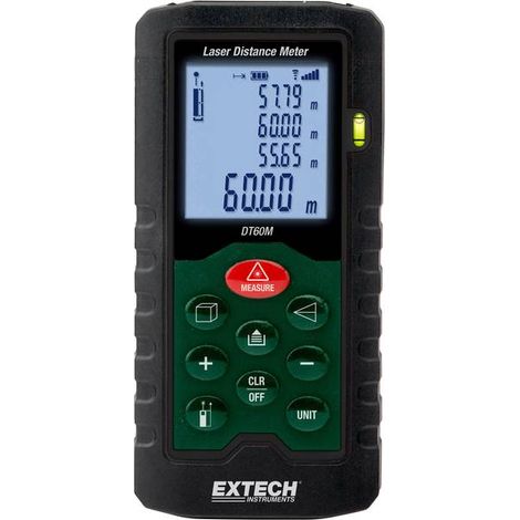 Extech DT60M Misuratore Laser Verde 60 m Preciso