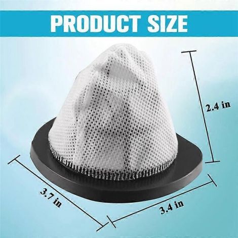 Filtre De Rechange - Pour Aspirateur Balai 3-en-1 - Compatible Serie 38B1 Et 1059 - Lot De 4 (1/5)