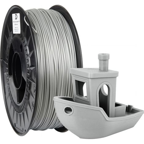 3DPower Hyper Speed PET-G Filament 1,75 mm Silber 1 kg (1/4)