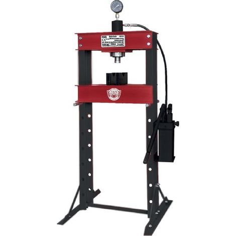 Pressa Idraulica ROOKS 30T Doppio Pistone Rotante con Manometro (OK-08.0131)