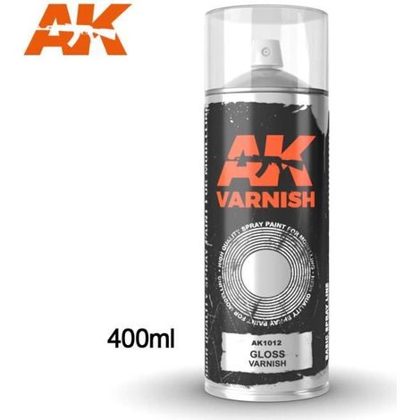 Vernis brillant en spray - NO NAME - 400 ml - Spray - Finition brillante - Vernis de protection - Application facile