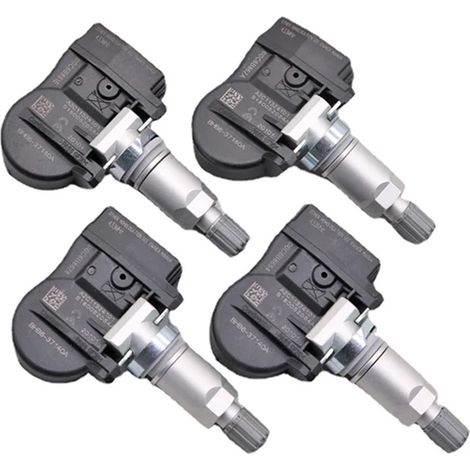 (4 pièces) BHB637140A 433 MHz Capteurs de pression des pneus pour véhicules (4 pièces) compatibles avec Mazda 2, 3, 5, CX-5, CX-7, CX-9, MX-5, Artz GS1D37140 S180052018 BB337140B (1/5)