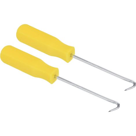 2 pcs Joint Torique 90 Degré crochet 142mm Huile Joint Jaune (1/5)