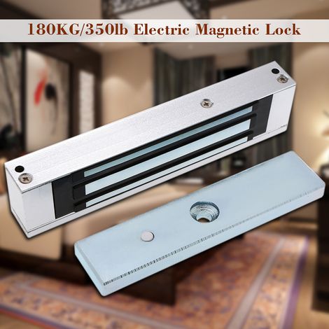 Hausautomatisierungs-Türzugangskontrollsystem-Set mit Hauptsteuergerät, 180 kg (396 lb) starkem elektromagnetischem Türschloss, Türschalter, 12-V-Gleichstromnetzteil und 10 125-kHz-Karten (1/5)