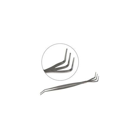 Râteau à racines pour bonsaï en 1, pince à épiler en acier inoxydable, outil de jardin (1/5)