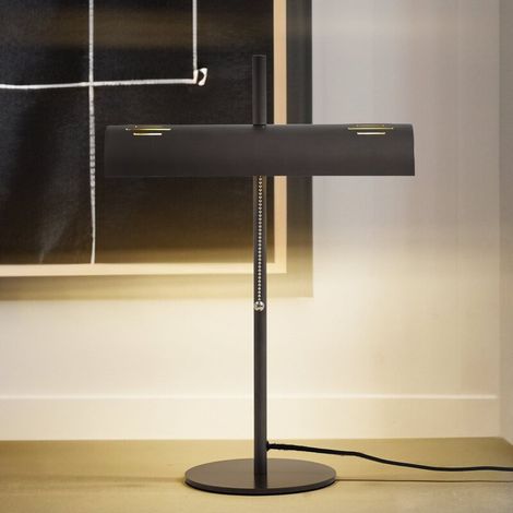 [GEBRAUCHT] B-Ware Lucande Bankerlampe Nysira Modern Metallic Tischlampe Leselampe Tischleuchte (1/2)