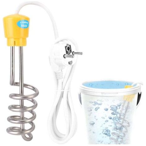 2000W Thermoplongeur , 220V Immersion Chauffe-Eau, Immersion Chauffe-Eau Voyager Pour Camping Eau Chaude, Café ou Thé (1/4)