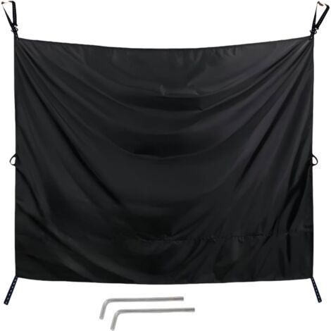 Rear Shower Curtains Car Divider Privacy Curtains Universal Car Seat Partition Curtain Camper Van Window Screen Large Adjustable Light Blocking Protection with (1/5)