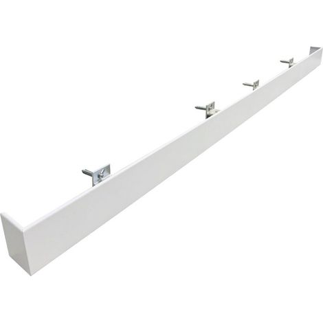 BARANDILLA DE PUERTA CORREDERA DE ALUMINIO anodizado / Tamaño : 1M95cm Blanco