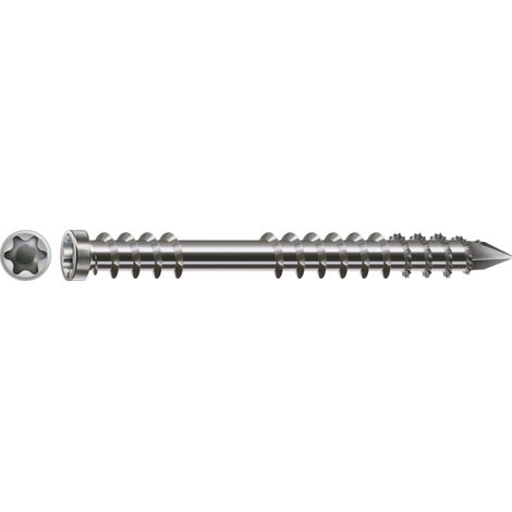 Spax 5x40 Terrasse A2 Zylinderkopf T-Star Plus T25 Fixiergewinde Cut 200St