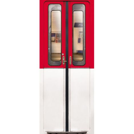 Sticker de porte 83x204cm motif metro
