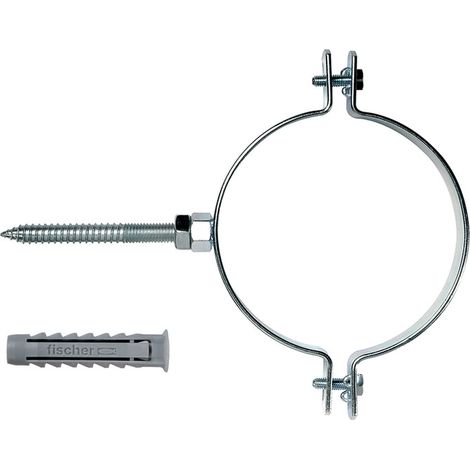 Collare per tubi CPE-SL 125 V con viti e tassello 125-128mm Fischer 00570196
