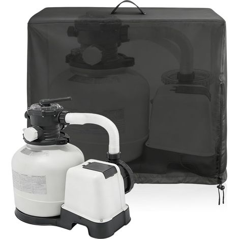 Filtro a sabbia INTEX per piscine - 66 x 62 x 72 cm - Tessuto Oxford 420D resistente ai raggi UV - Copertura impermeabile per pompa per piscina esterna