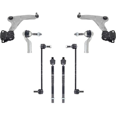 KIT BRACCIO OSCILLANTE 8 PEZZI COMPATIBILE CON FORD MONDEO V Tre volumi (CD) 2.0 TDCi 0 / Kit Sospensione Completo OE/OEM / Bracci Oscillanti + Testine Sterzo / Sostituzione Diretta OEM