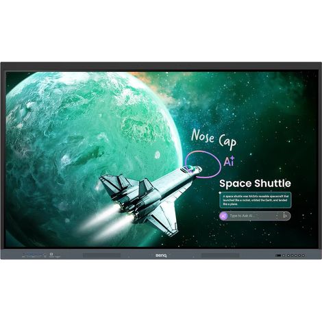 BenQ RE6505E lavagna interattiva 165,1 cm (65 pollici) 3840 x 2160 Pixel Touch screen Nero USB